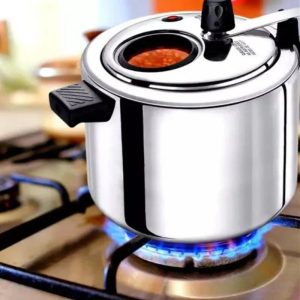 Panela de Pressão Polida Com Visor De Vidro 4,5L 20Cm Mta - 6014
